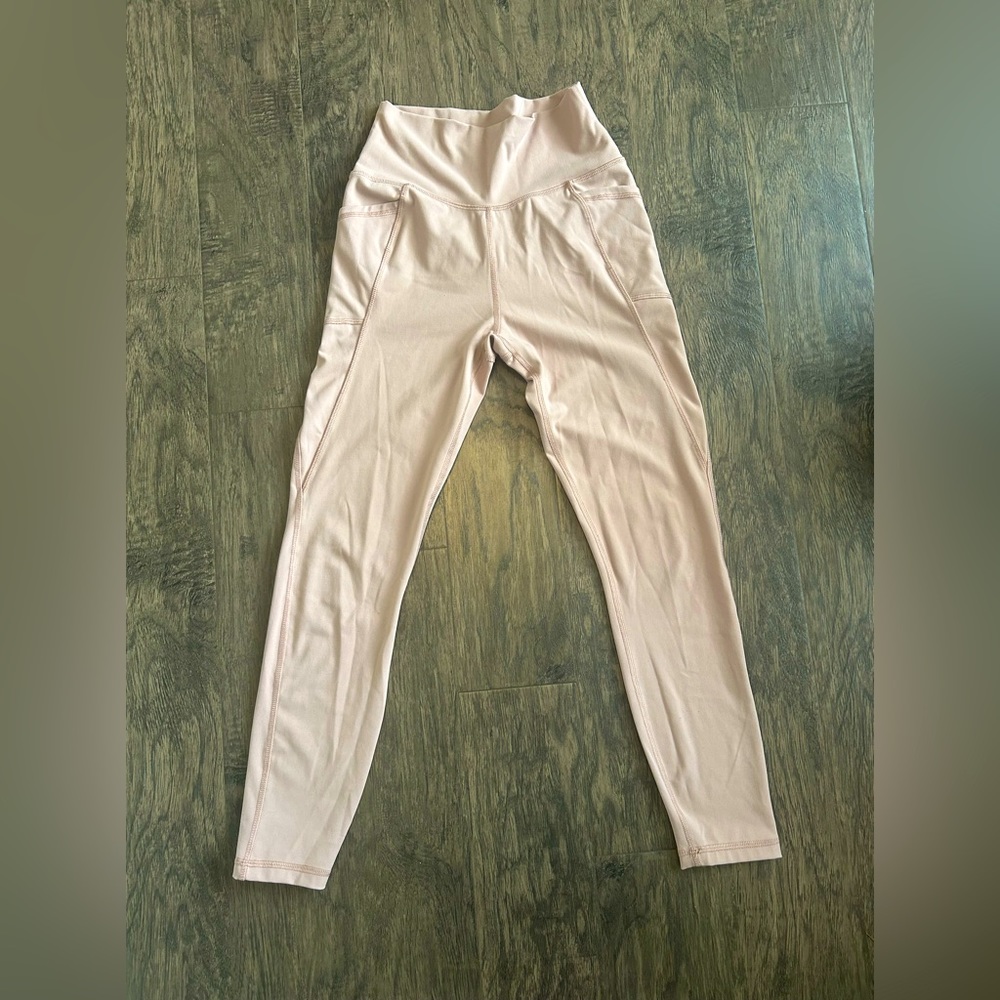 Gottex Leggings sz S Blush Color perfect condition. Yoga, Athletic, Activewear